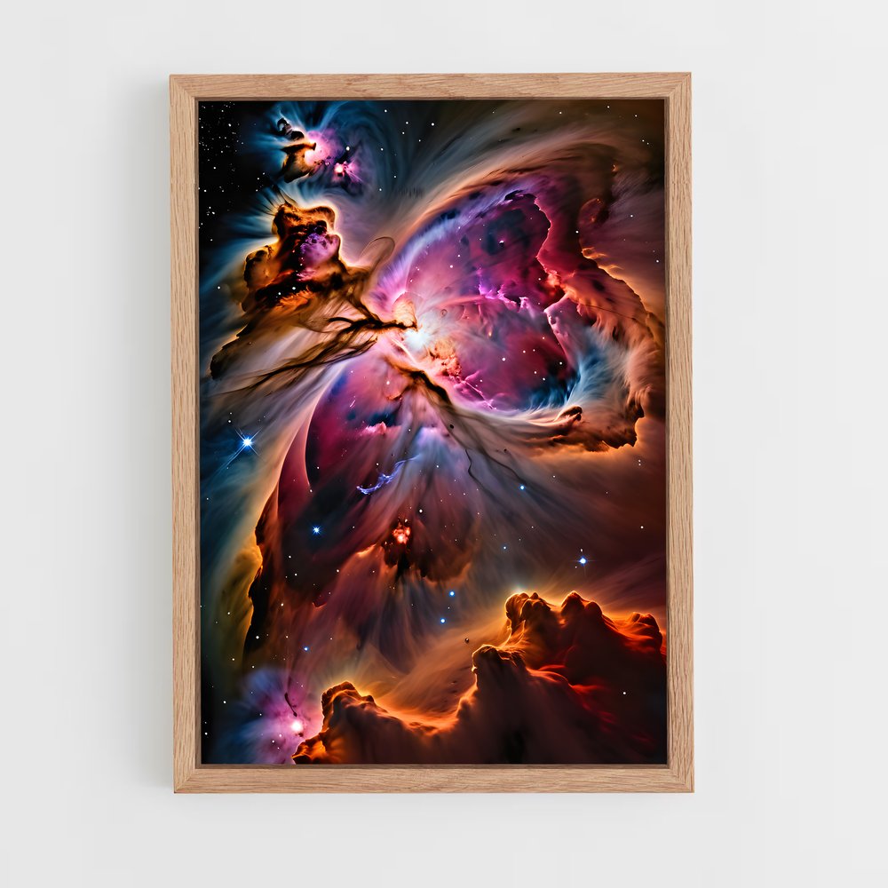 Poster Étoiles dans la Nébulosa – affiche Nébuleuses (vue 4)